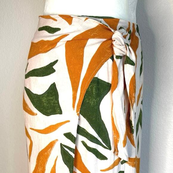 Vici Rainforest Printed Wrap Midi Skirt Size Small - Picture 11 of 12